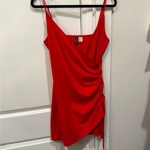 H&M Vibrant Red Bodycon Dress